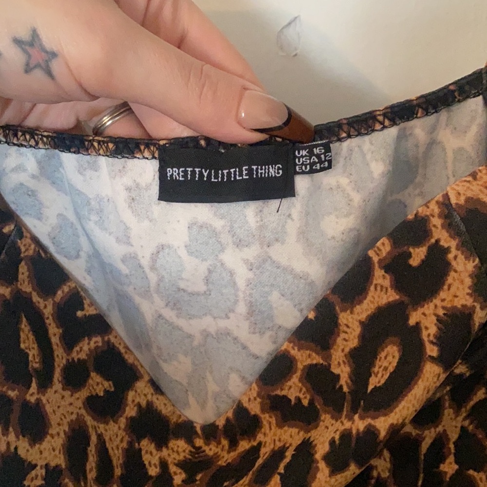 Pretty Little Thing Leopard Print Midi Dress - image 3